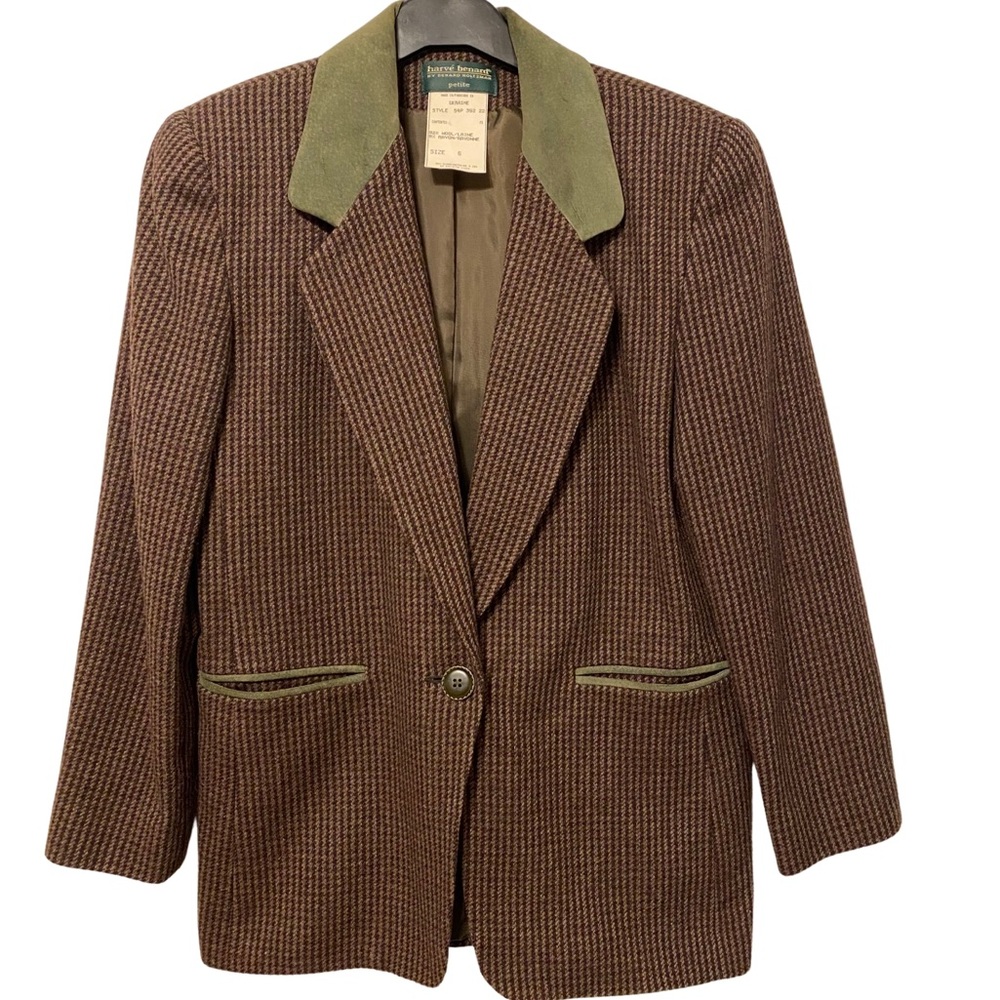 Harve Benard by Benard Holtzman Women’s Petite Wool Blazer Size 6